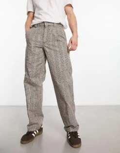 Dickies Bakerhill Pleated Trousers In Beige For Men Brown -Dickies Sales Store 203373331 4