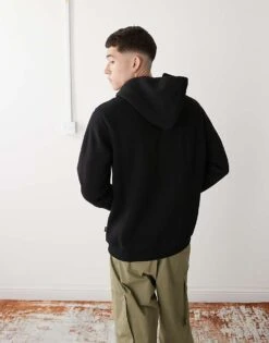 Dickies Oakport Small Logo Hoodie In Black For Men -Dickies Sales Store 204435601 3
