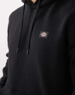 Dickies Oakport Small Logo Hoodie In Black For Men -Dickies Sales Store 204435601 4