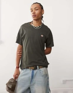 Dickies Mapleton Small Logo T-shirt In Olive Green For Men -Dickies Sales Store 204435695 1 olivegreen 1