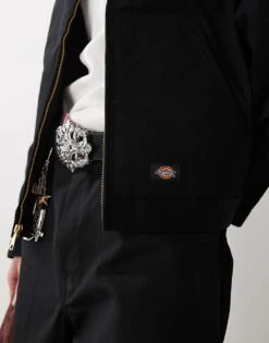 Dickies Lined Eisenhower Jacket In Black For Men -Dickies Sales Store 204435934 3