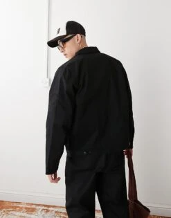 Dickies Lined Eisenhower Jacket In Black For Men -Dickies Sales Store 204435934 4