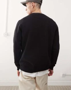 Dickies Oakport Small Logo Sweatshirt In Black For Men -Dickies Sales Store 204436002 3