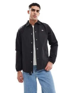 Dickies Oakport Coach Jacket In Black For Men -Dickies Sales Store 204436010 1 black 1