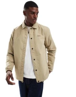 Dickies Oakport Coach Jacket In Khaki For Unisex -Dickies Sales Store 204436118 1 khaki 1