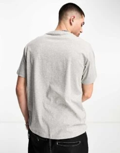 Dickies Mapleton Small Logo T-shirt In Grey For Men Grey Melange -Dickies Sales Store 204436146 3