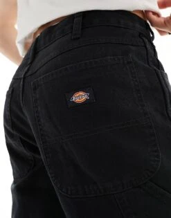 Dickies Duck Canvas Carpenter Trousers In Black For Men Sw Black -Dickies Sales Store 204455106 3