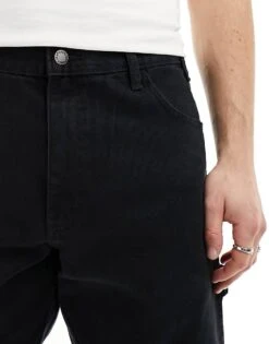 Dickies Duck Canvas Carpenter Trousers In Black For Men Sw Black -Dickies Sales Store 204455106 5