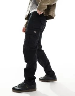 Dickies Millerville Cargo Pants In Black For Men