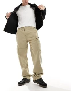 Dickies Eagle Bend Cargo Pants In Khaki For Men