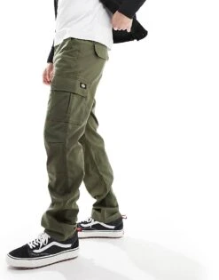 Dickies Millerville Cargo Trousers In Green For Men Military Gr -Dickies Sales Store 204455298 1 militarygr 1