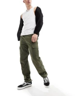 Dickies Millerville Cargo Trousers In Green For Men Military Gr -Dickies Sales Store 204455298 5