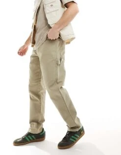 Dickies Duck Canvas Carpenter Trousers In Desert Sand For Men Sw Desert Sand -Dickies Sales Store 204455463 4
