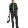 Dickies New Sacramento Check Shirt In Pine Green For Men