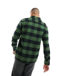 Dickies New Sacramento Check Shirt In Pine Green For Men -Dickies Sales Store 204455815 3