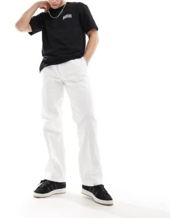 Dickies 874 Straight Fit Work Chino Trousers In White For Unisex 10 Dickies 874 Straight Fit Work Chino Trousers In White For Unisex -Dickies Sales Store 204455841 4