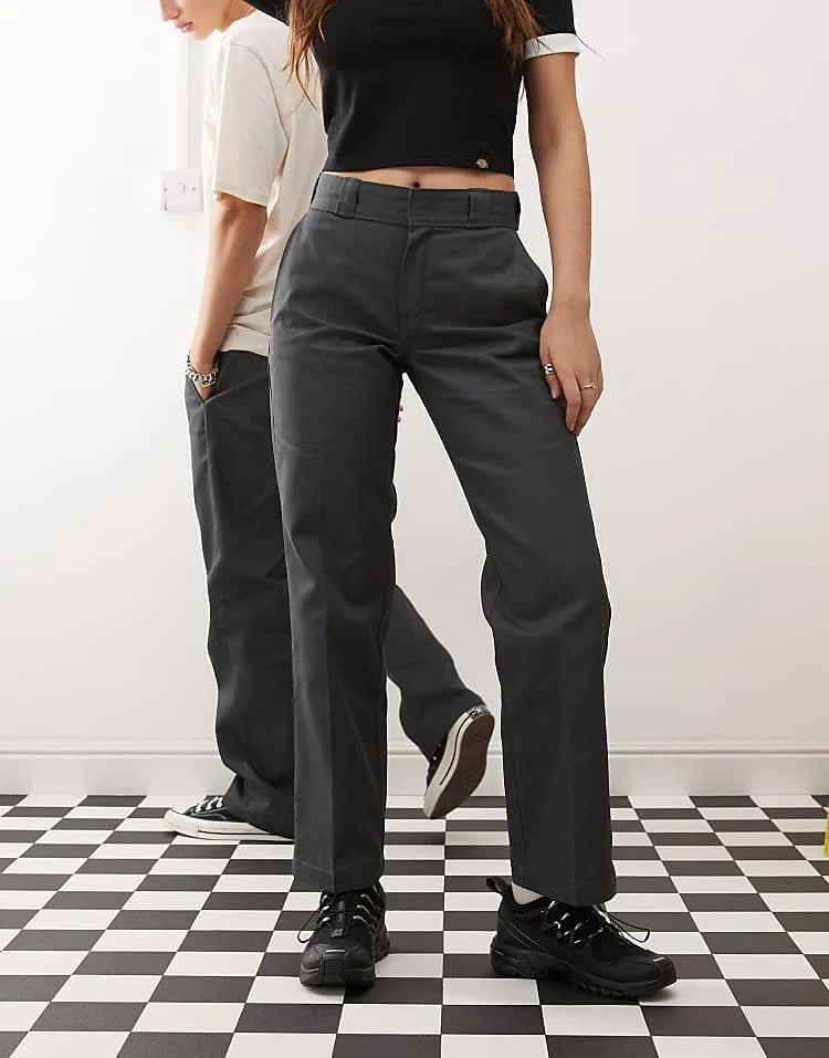 Dickies 874 Straight Fit Unisex Work Chino Trousers In Charcoal Grey For Unisex 7 Dickies 874 Straight Fit Unisex Work Chino Trousers In Charcoal Grey For Unisex - Image 5