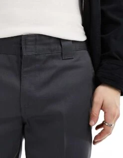 Dickies Slim Fit Trousers In Charcoal Grey For Men -Dickies Sales Store 204455950 4
