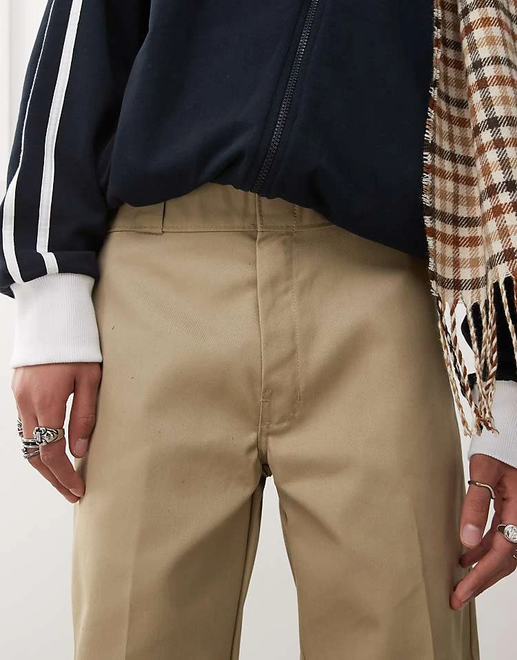 Dickies 874 Straight Fit Work Chino Trousers In Khaki For Men 6 Dickies 874 Straight Fit Work Chino Trousers In Khaki For Men - Image 4