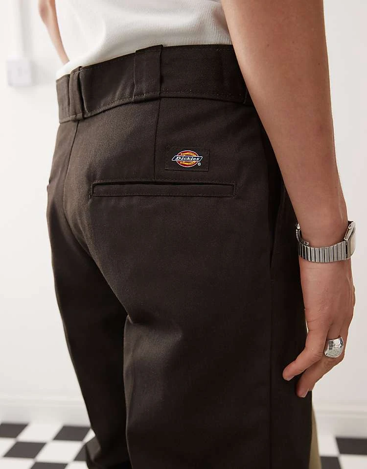 Dickies 874 Straight Fit Work Chino Trousers In Dark Brown For Unisex 6 Dickies 874 Straight Fit Work Chino Trousers In Dark Brown For Unisex - Image 4