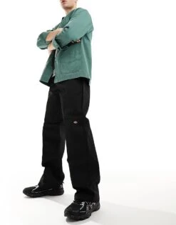 Dickies Double Knee Work Chino Trousers In Black For Men -Dickies Sales Store 204456425 1 black 1
