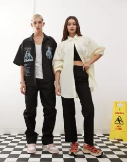 Dickies 874 Straight Fit Work Chino Trousers In Black For Unisex