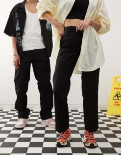 Dickies 874 Straight Fit Work Chino Trousers In Black For Unisex -Dickies Sales Store 204456489 5