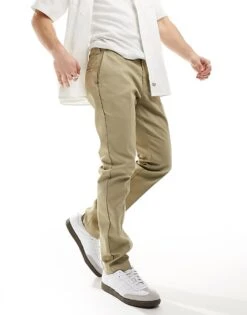 Dickies 872 Slim Fit Work Chino Trousers In Khaki For Men -Dickies Sales Store 204456518 5