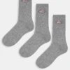 Dickies Valley Grove 3 Pack Crew Socks In Grey Multipack For Men Grey Melange -Dickies Sales Store 204477024 1 greymelange