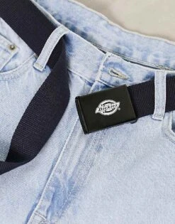 Dickies Orcutt Belt In Navy For Unisex Dark Navy -Dickies Sales Store 204477037 4
