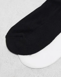 Dickies New Carlyss Socks 2 Pack In Black White Multipack For Men -Dickies Sales Store 204477169 3