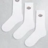 Dickies Valley Grove 3 Pack Crew Socks In White Multipack For Men -Dickies Sales Store 204477243 1 white