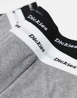 Dickies 2 Pack Trunk Boxers In Black And Grey Multipack For Men -Dickies Sales Store 204477295 4