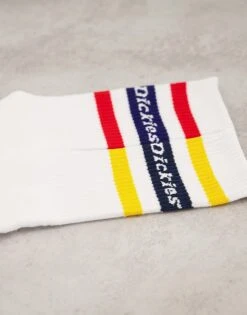 Dickies Genola 2 Pack Socks In White For Men -Dickies Sales Store 204727722 3