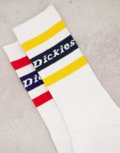 Dickies Genola 2 Pack Socks In White For Men -Dickies Sales Store 204727722 4