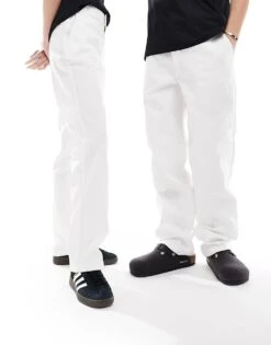 Dickies 874 Straight Fit Trousers In White For Unisex 9 Dickies 874 Straight Fit Trousers In White For Unisex -Dickies Sales Store 205036050 3