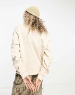 Dickies Oakport Sweatshirt In Stone For Unisex Whitecap Gray -Dickies Sales Store 205088795 3