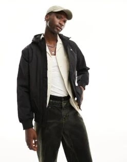 Dickies New Sarpy Hooded Jacket In Black For Men