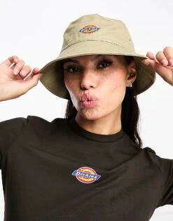 Dickies Stayton Bucket Hat In Khaki For Unisex -Dickies Sales Store 205089209 1 khaki 1