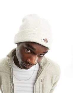 Dickies Gibsland Beanie In Ecru For Unisex -Dickies Sales Store 205089213 1 ecru 1