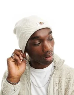 Dickies Gibsland Beanie In Ecru For Unisex -Dickies Sales Store 205089213 4