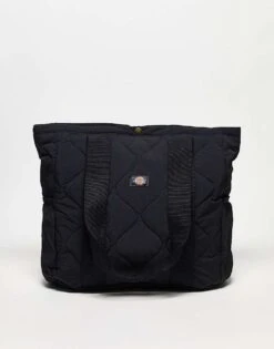 Dickies Thorsby Quilted Tote Bag In Black For Unisex