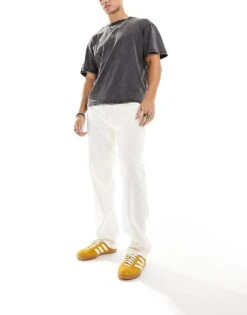 Dickies Thomasville Relaxed Fit Denim Jeans In Ecru For Men -Dickies Sales Store 205090433 3