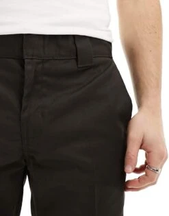 Dickies 872 Slim Fit Work Trousers Chinos In Dark Brown For Men -Dickies Sales Store 205090457 4