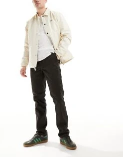 Dickies 872 Slim Fit Work Trousers Chinos In Dark Brown For Men -Dickies Sales Store 205090457 5