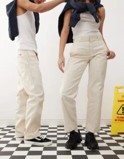 Dickies 874 Straight Fit Work Trousers Chinos In Stone For Men Whitecap Gray 12 Dickies 874 Straight Fit Work Trousers Chinos In Stone For Men Whitecap Gray -Dickies Sales Store 205090517 5