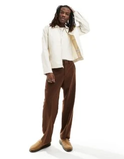 Dickies Unlined Eisenhower Jacket In Cream For Men Whitecap Gray -Dickies Sales Store 205946041 4