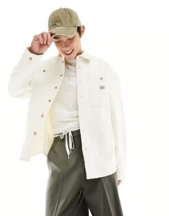 Dickies Houston Shirt In Ecru For Men