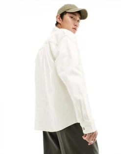 Dickies Houston Shirt In Ecru For Men -Dickies Sales Store 205946213 3