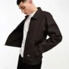 Dickies Unlined Eisenhower Jacket In Dark Brown For Men